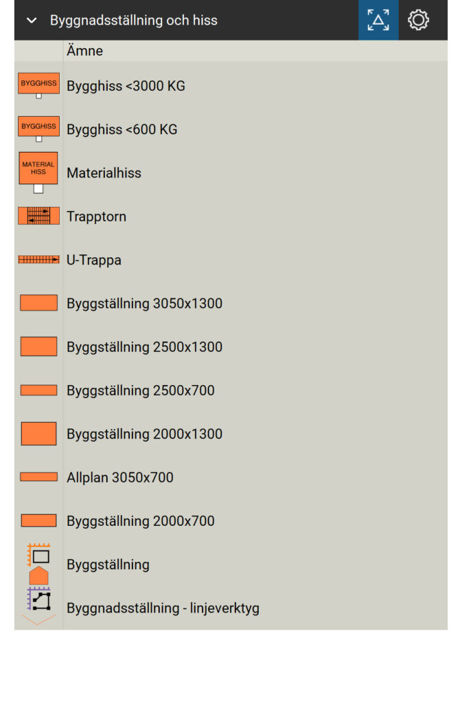SKAPA APD-plan 22 byggnadsställning